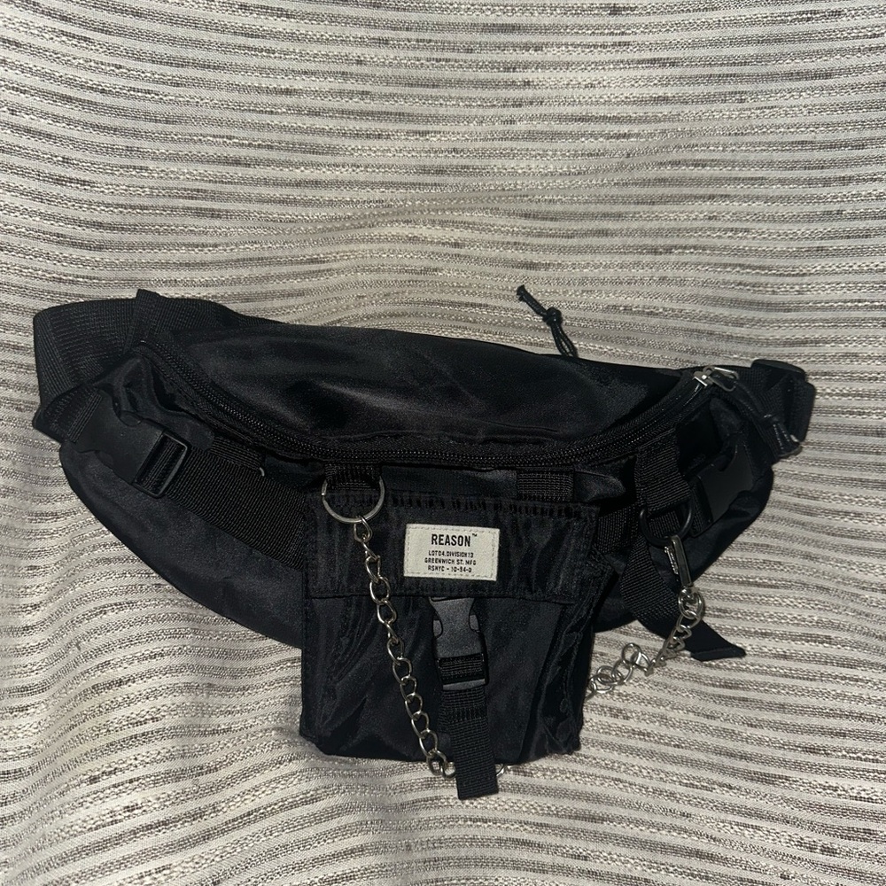 Black Crossbody Bag by Reason NYC